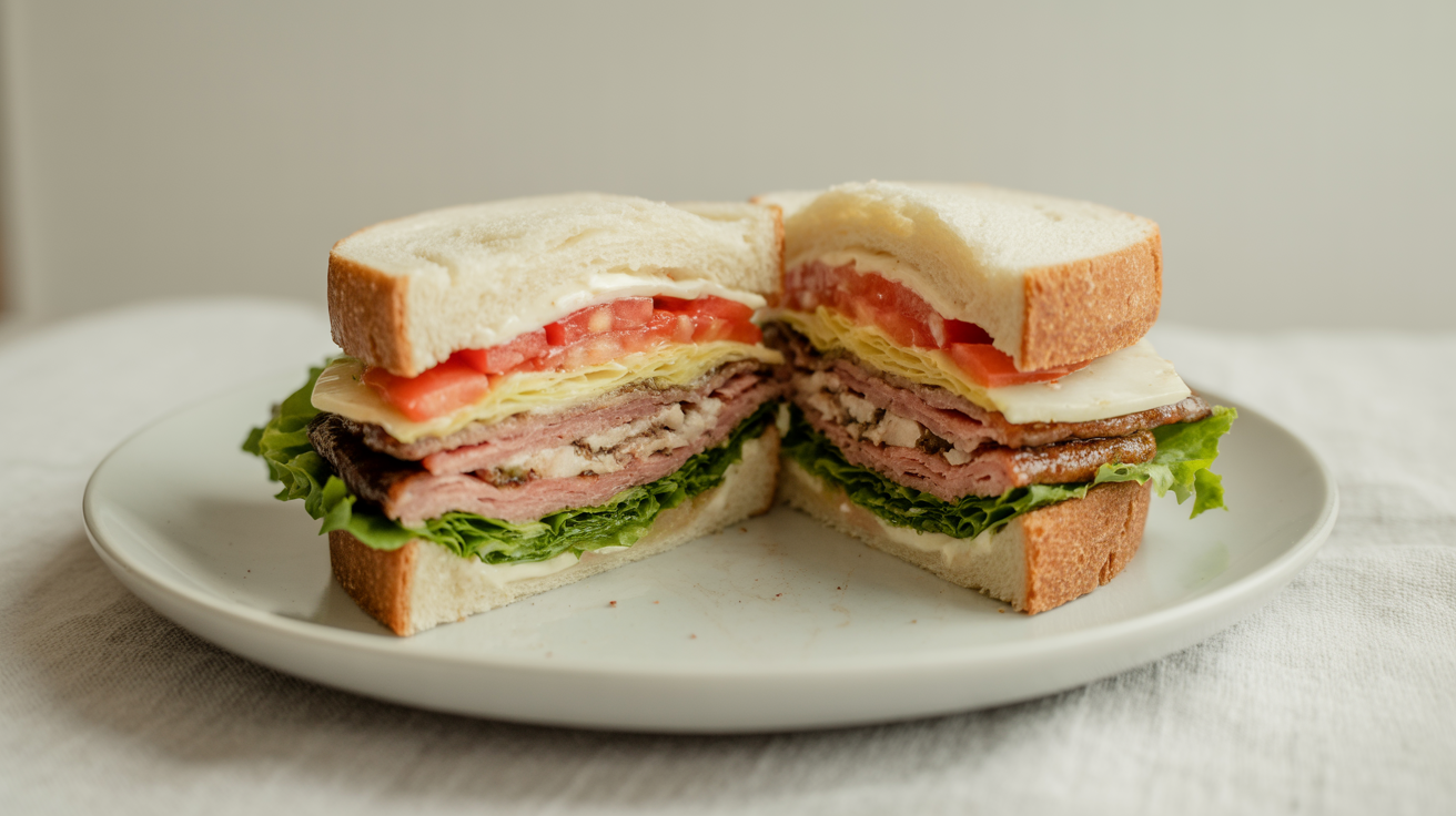 Leftover Roast Lamb Sandwich